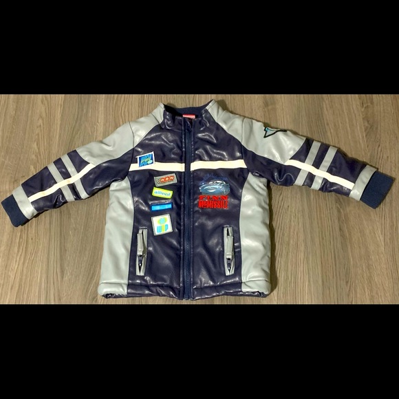 Boys Disney Cars Faux Leather Jacket 3T - Picture 1 of 6
